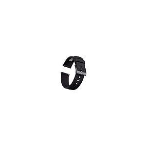 【並行輸入品】Ritche キャンバス クイックリリース 腕時計バンド 18mm 20mm 22mm 交換用腕時計ストラップ 男女兼用, ブラッの画像
