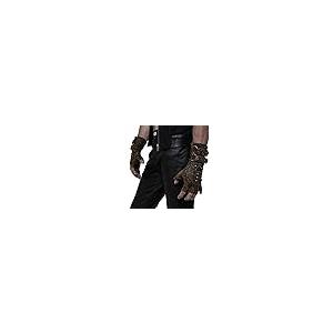 【並行輸入品】Punk Rave Steampunk Fingerless Gloves for Men Motorcycle Cottonの画像