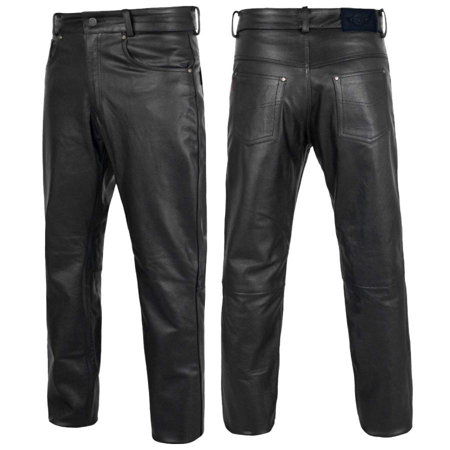 並行輸入品】Alpha Cycle Gear レザーオートバイパンツ バイカーズ