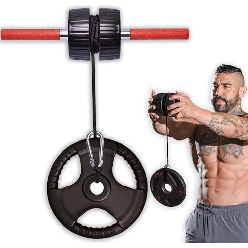 【並行輸入品】DMoose Fitness 手首のエクササイザー、前腕ブラスター、と強さのトレーナー、手のグリップ泡のローラーのホームの体育用装の画像