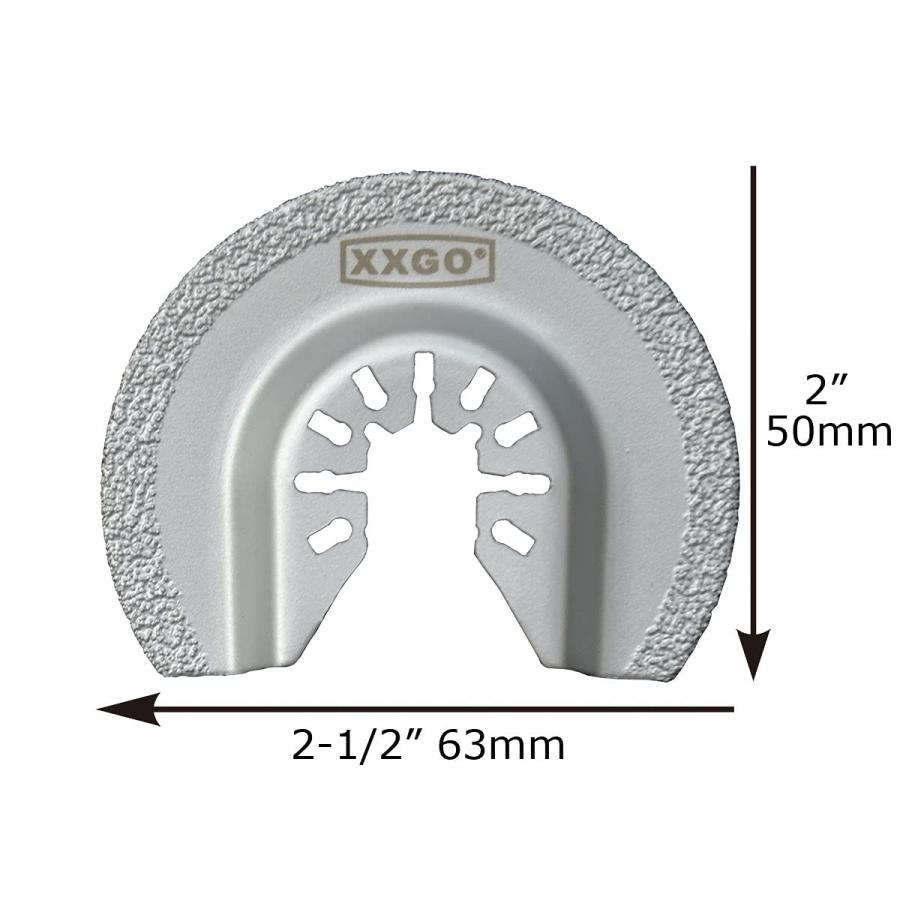 4 Pcs Oscillating Multi Tool Diamond Blades for Grit Grout R 並行輸入品 【せま】