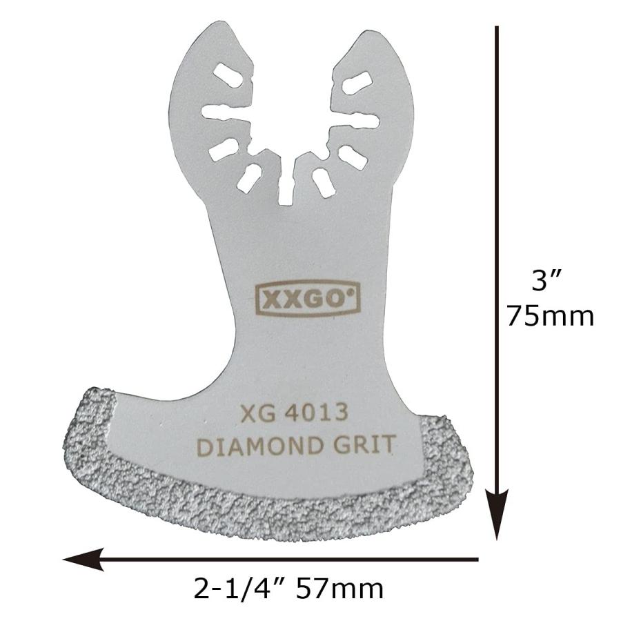 4 Pcs Oscillating Multi Tool Diamond Blades for Grit Grout R 並行輸入品 【せま】