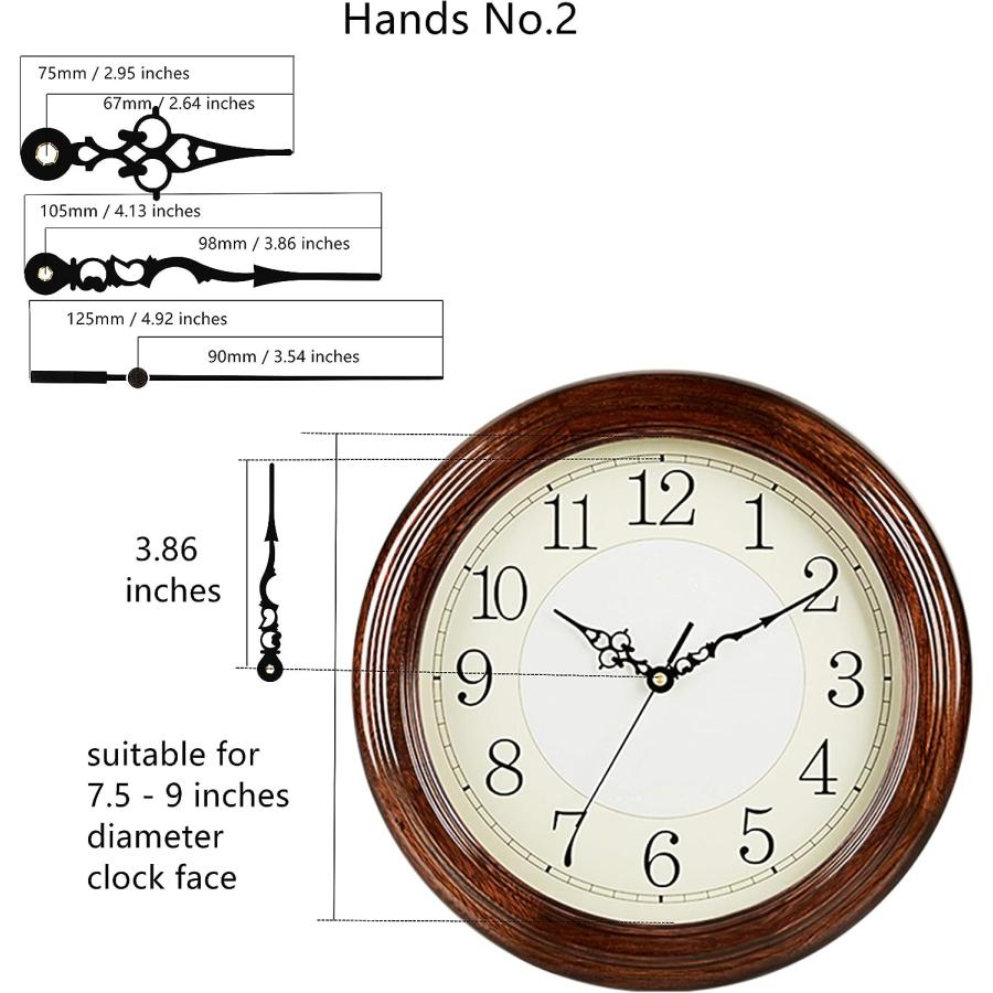 並行輸入品】YOUNGTOWN 12888 クォーツ振り子時計ムーブメント DIY