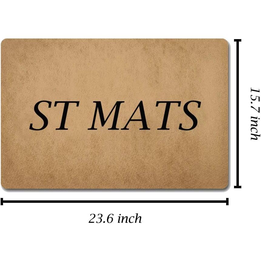 【並行輸入品】ST Indoor Door Mats Cute Welcome Mat DoorBell Broken  Yell Ding D 並行の画像