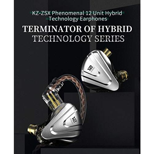 KZ ZSX 1DD+5BA ハイブリッド HiFi ステレオ ノイズ遮断 スポーツ IEM イヤホン/イヤホン/ヘッドホン 取り 並行輸入品｜import-tabaido｜08