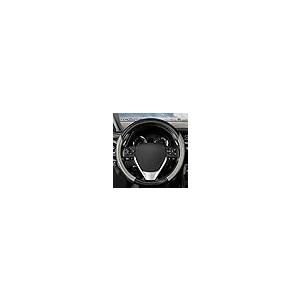 【並行輸入品】Motor Trend SW 814 ライトグレー+ブラック スポーツドライブ 穴あきレザーステアリングカバー コントラストステッの画像