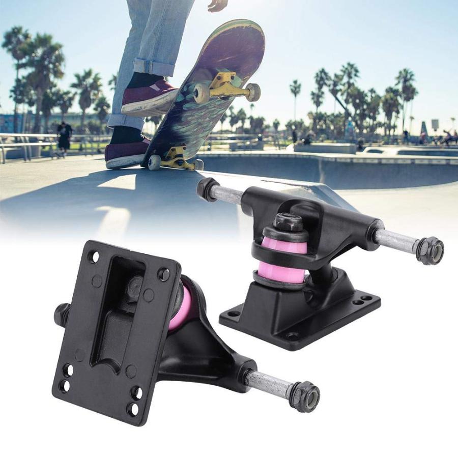 【並行輸入品】スケートボードトラック 2ピース スケートボード トラック コンボ 3.25インチ ホイール ABEC ロングボード スケートボー_3