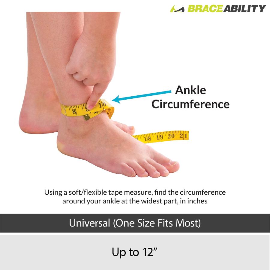 【並行輸入品】BraceAbility Plantar Fasciitis Day Ankle Brace 足首サポーター フット 足底筋膜炎デの画像
