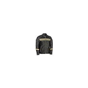 【並行輸入品】Highway 21 Motordrome メンズ ストリートバイクジャケット   ブラック / 3XL Highway 21 Mの画像
