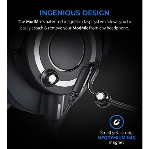 Antlion Audio ModMic USB取り付け可能 ノイズキャンセリングマイク ミュートスイッチ付き Mac Windo 並行輸入品｜import-tabaido｜04