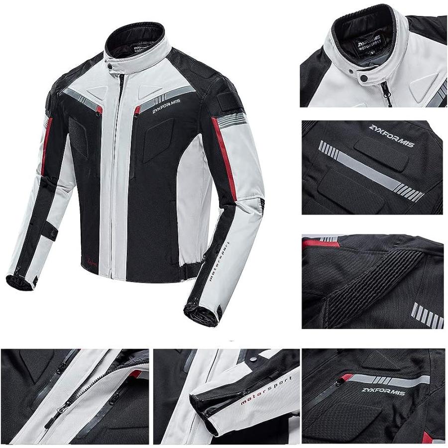 並行輸入品】[Zyxformis] バイク用ジャケット オールシーズン 透