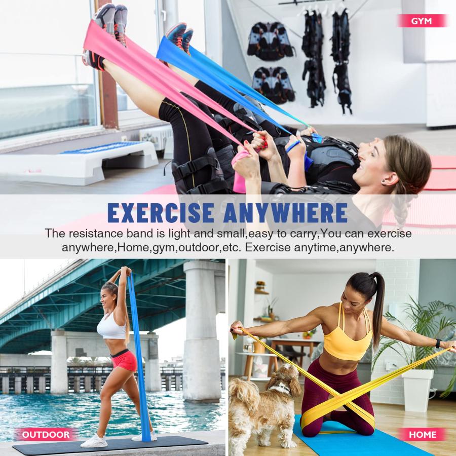 【並行輸入品】Exercise Resistance Bands, Physical Therapy Bands, Strength Traiの画像