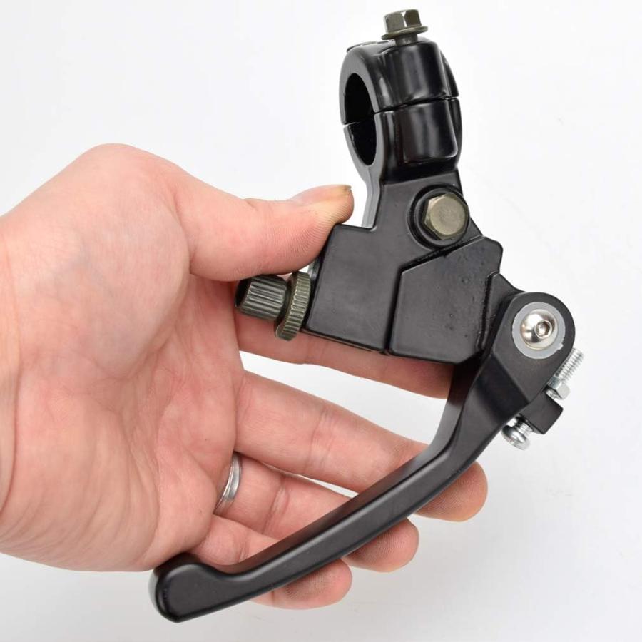 【並行輸入品】HIAORS 折りたたみ式クラッチレバー パーチブレーキレバー付き レッドハンドグリップ Apollo RFZ RFZ 125cc 並行