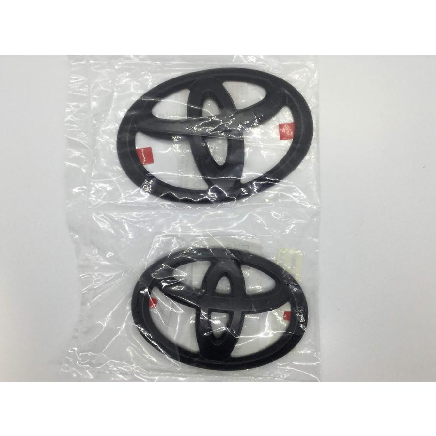 【並行輸入品】純正トヨタ 4Runner ナイトシェード 2ピース ブラック/遮光エンブレム オーバーレイセット PT948 89190 02_2