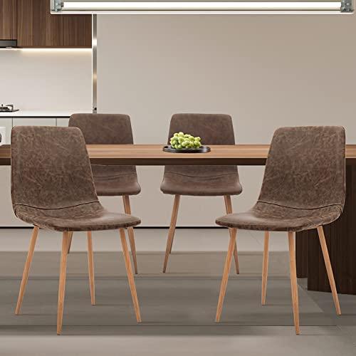 【並行輸入品】CangLong Dining Kitchen Fabric Cushion Seat Back， Modern Mid Cent_7