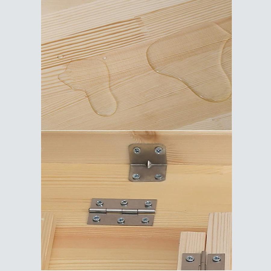 並行輸入品】パイン無垢材テーブル 壁掛け 折りたたみ式 シンプル 浮く