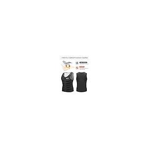 【並行輸入品】HOTSUIT Full Zipper Heavy Sauna Vest for Men， No Smell and Machi