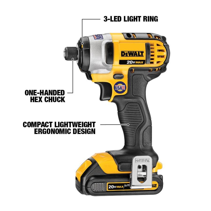 DEWALT 【並行輸入品】DEWALT 20V MAX Power Tool Combo Kit, 4 Tool 