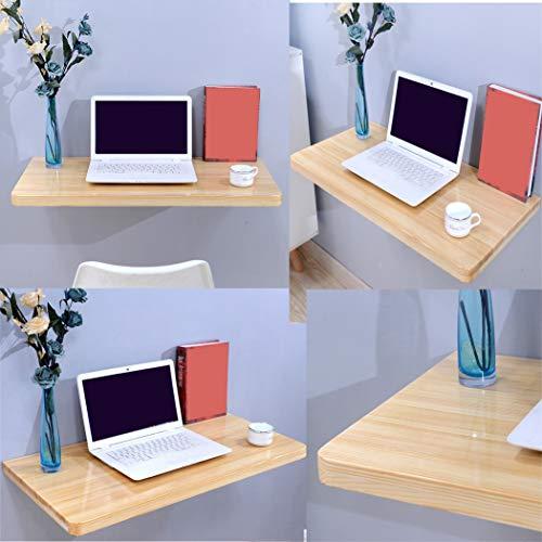 【並行輸入品】ZYFA Wall Mounted Table fold，Solid Pine Wood Bar Workbench Study_4