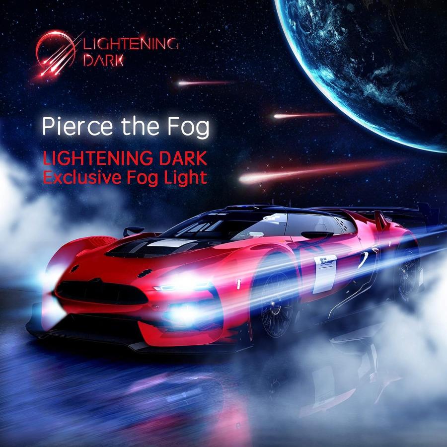 【並行輸入品】LIGHTENING DARK 880 LED Fog Light Bulb 893 890 DRL 5530 Chips 28 並行_1