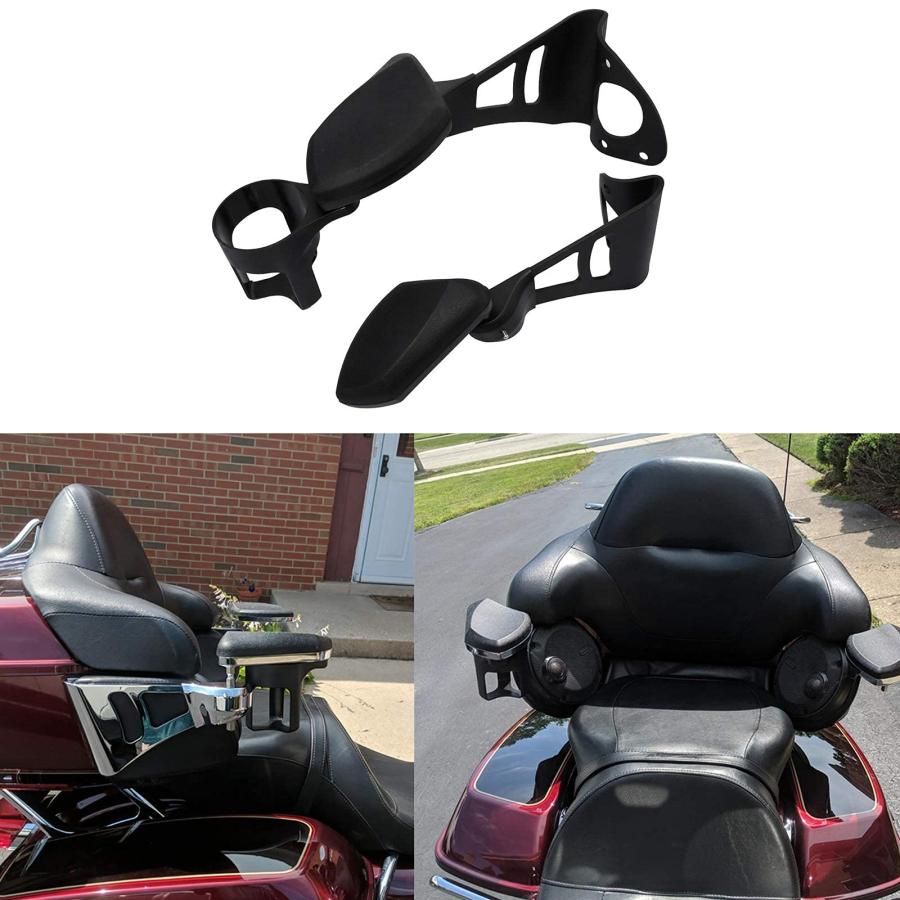 YHMTIVTU 助手席用アームレスト オートバイ 調節可能 リア