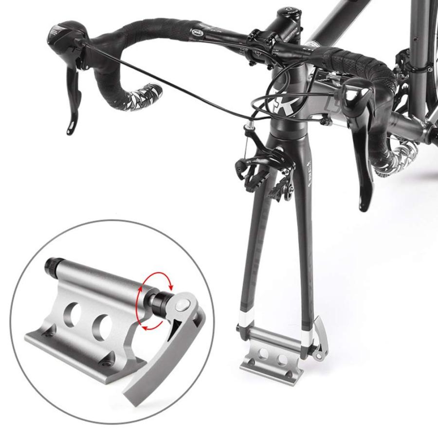 【並行輸入品】BESPORTBLE 自転車フォークマウント バイクブロック フォークマウント フロントホイールフォーク固定ホルダー サイクリングの画像