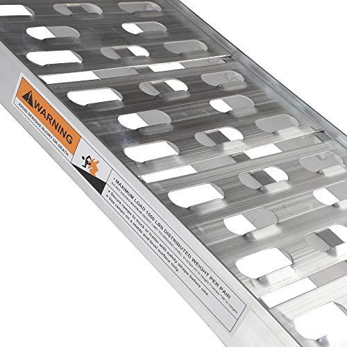 1Pc 7.5FT ATV Loading Ramps for Pickup Truck, Aluminum  並行輸入品 【オイル】