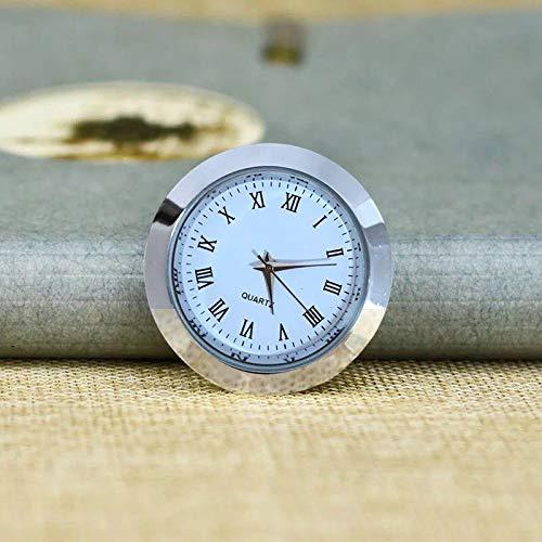 並行輸入品】HILLHOME ミニクロックインサート 37mm ラウンドクォーツ