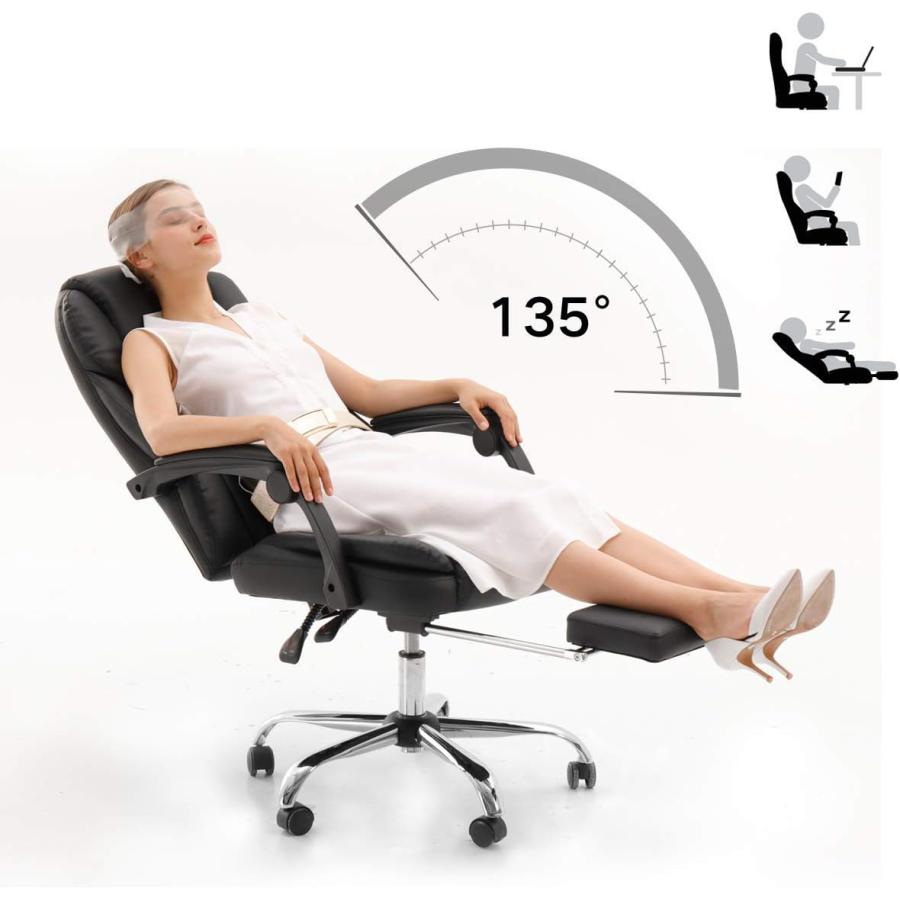 並行輸入品】Hbada Office Chair Ergonomic Executive PU Leather Sw