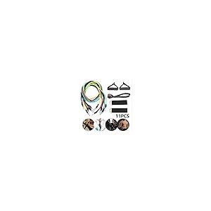 【並行輸入品】BANDS Batilo 抵抗セット 11点セット 10〜100ポンド 抵抗エクササイズセット ヨガ ピラティス 腹筋 フィットネの画像