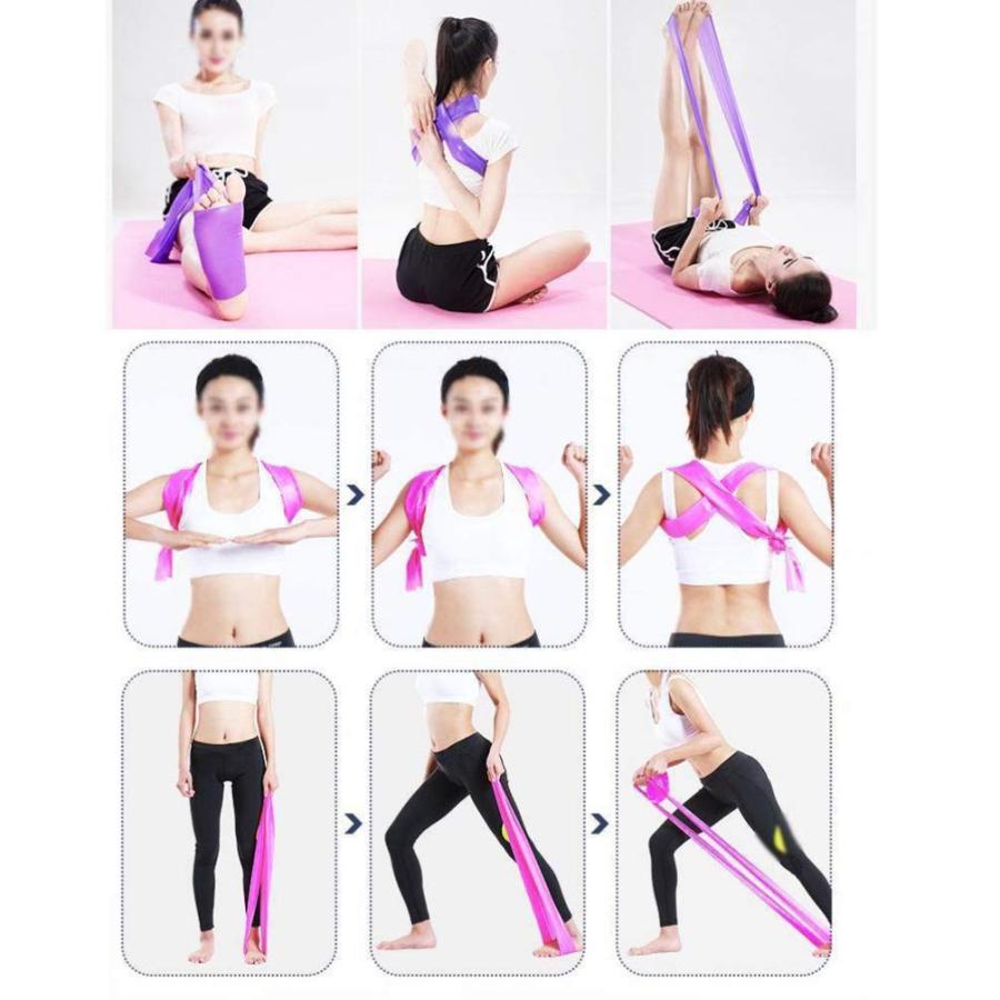 【並行輸入品】BESPORTBLE 2pcs Resistance Bands Work Out Bands Exercise Bands Eの画像