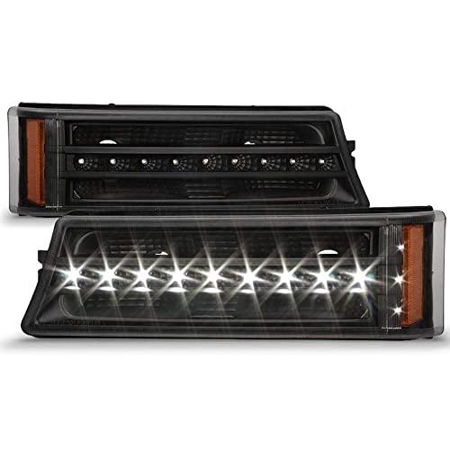 【並行輸入品】ACANII   2003 2006 シボレー シルバラード 1500 2500 3500 LED バンパー パーキング ライトの画像