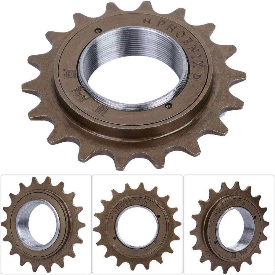 【並行輸入品】Alomejor 自転車フライホイールスプロケットパーツ 自転車スポークチェーンホイール 自転車リアホイール シングルスピード フ 並行_1