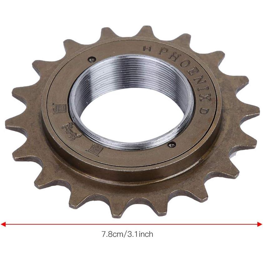 【並行輸入品】Alomejor 自転車フライホイールスプロケットパーツ 自転車スポークチェーンホイール 自転車リアホイール シングルスピード フ 並行_2