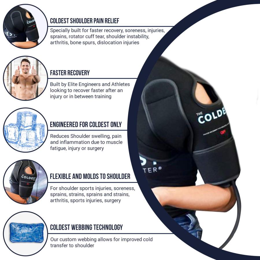 【並行輸入品】The Coldest Shoulder Ice Pack with Air Compression   Hot/Cold (Lの画像