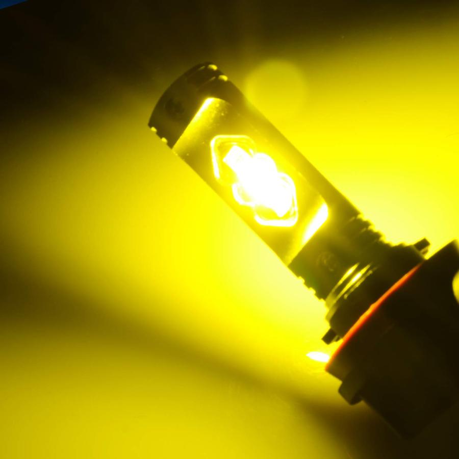 【並行輸入品】JDM ASTAR 9G2 超高輝度ハイパワー 880 LED フォグライト電球 ゴールデンイエロー JDM ASTAR 9G2