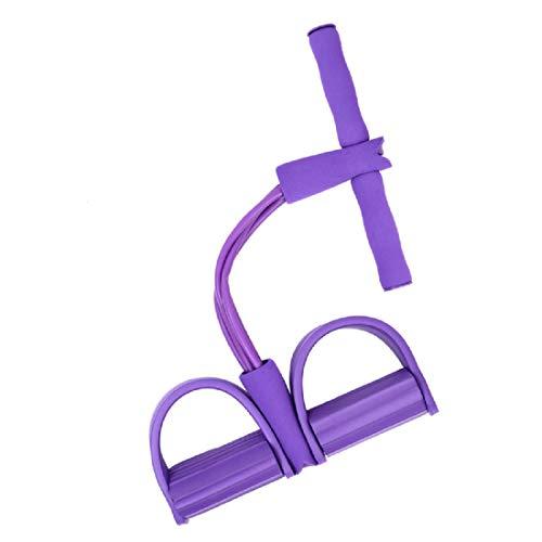 【並行輸入品】Elonglin Pedal Resistance Band, 4 Tube Sit up Bodybuilding Expanの画像