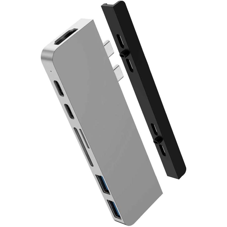 並行輸入品】HyperDrive USB Cハブ Mac Type-Cデュアルハブアダプター
