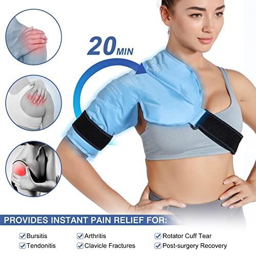 【並行輸入品】REVIX Shoulder Ice Pack Rotator Cuff Cold Therapy Wraps for Painの画像