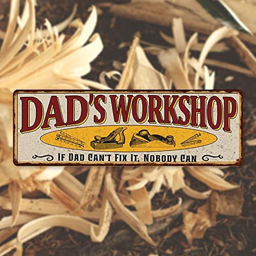 【並行輸入品】Dad's Workshop Sign Man Cave Rustic D〓cor Accessories Bar Beer G_3