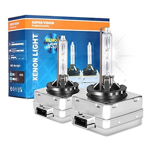 並行輸入品】D3S/D3R 6000K Xenon HID Replacement Bulb White Metal
