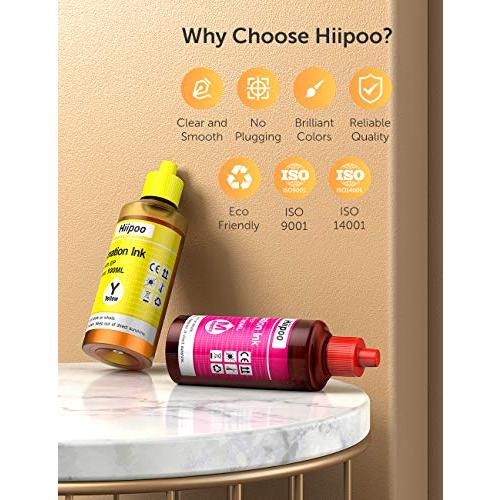 【並行輸入品】Hiipoo 昇華インク 詰め替えボトル C88 C88+ WF7710 ET2720 ET15000 ET2760 ET2750_7