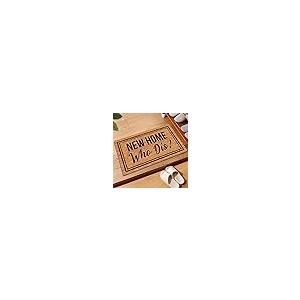 【並行輸入品】MELODADDY Welcome Mat with Rubber Back (18 x 30) inchNew Home Wh_8