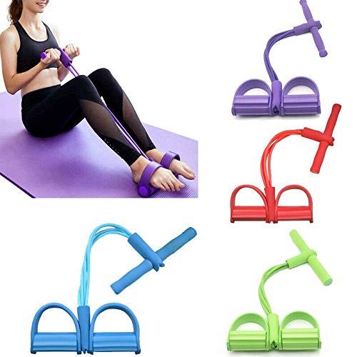 【並行輸入品】Exercise Bands 4 Tubes Strong Fitness Yoga Resistance Bands Lateの画像