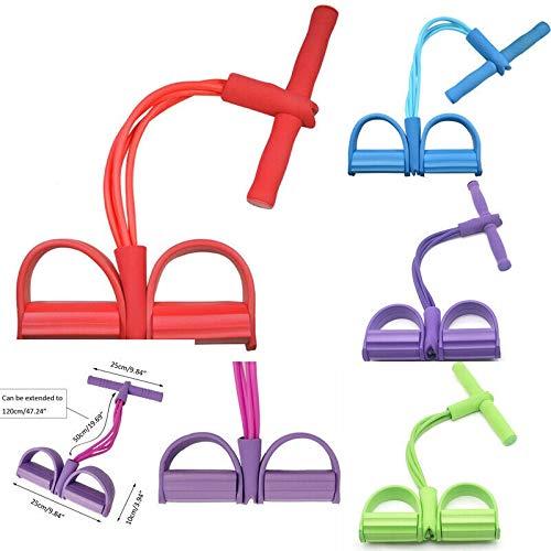 【並行輸入品】Exercise Bands 4 Tubes Strong Fitness Yoga Resistance Bands Lateの画像