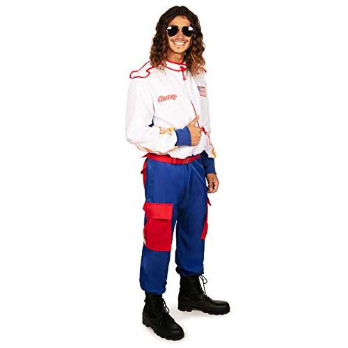 【並行輸入品】Tipsy Elves' メンズ タラデガ レーサー コスチューム 面白いレースカー ドライバー ハロウィン ジャンプスーツ_1