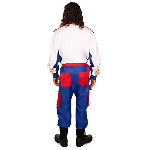【並行輸入品】Tipsy Elves' メンズ タラデガ レーサー コスチューム 面白いレースカー ドライバー ハロウィン ジャンプスーツ_4