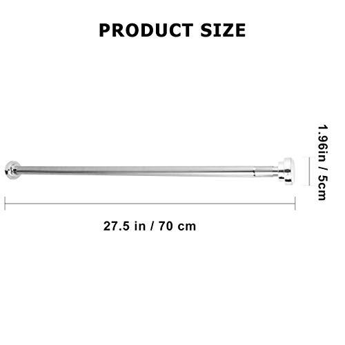【並行輸入品】Cabilock Clothes Hanging Rod Stainless Steel Tension Rod Extenda_4