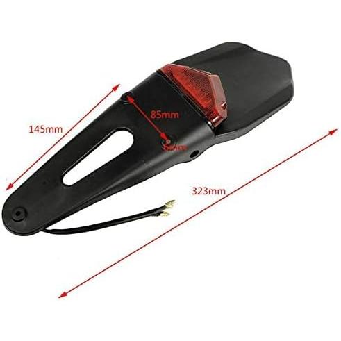 【並行輸入品】MACHSWON テールライト ブレーキストップライト LEDフェンダー 12V ユニバーサル オートバイ エンデューロ ダートバ 並行