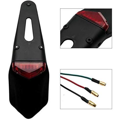 【並行輸入品】MACHSWON テールライト ブレーキストップライト LEDフェンダー 12V ユニバーサル オートバイ エンデューロ ダートバ 並行